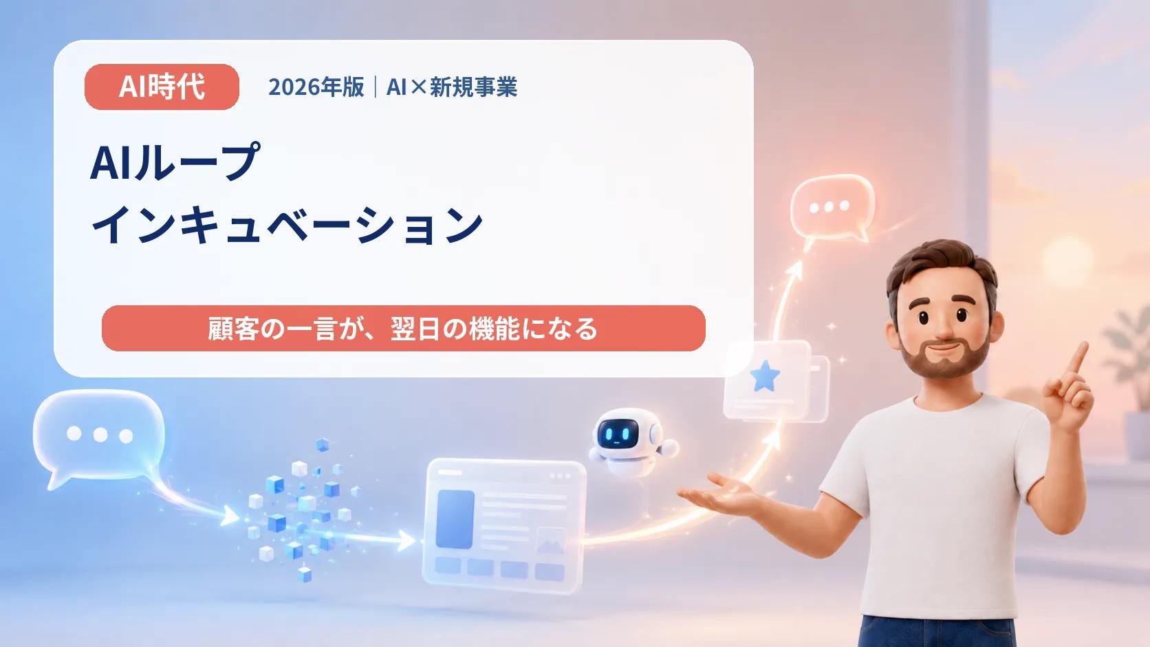 AIループインキュベーションとは？顧客の声を翌日の機能に変える