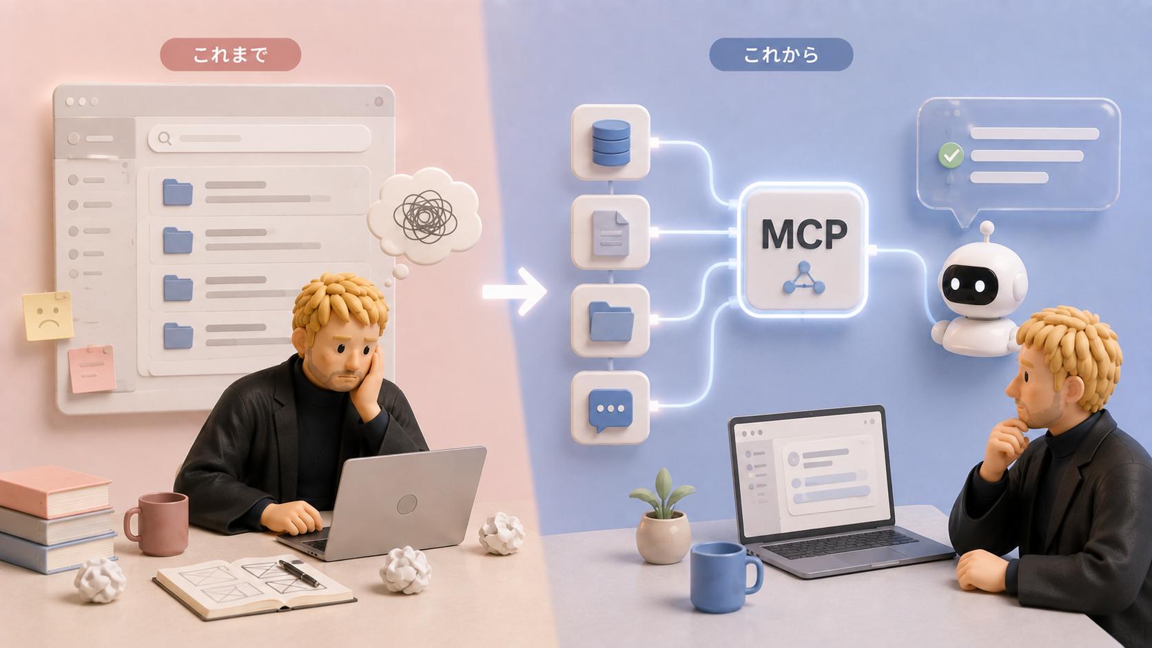 MCPとは？社内ナレッジ検索の画面を作るのをやめて、MCP接続にした話