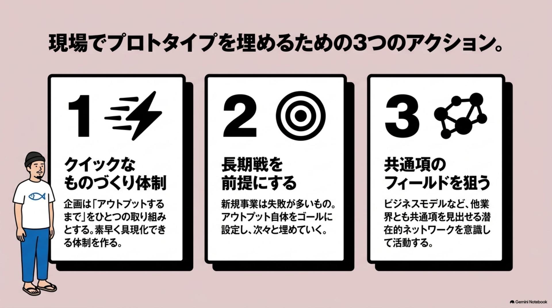 ⑨ 現場で使うなら、この3つ