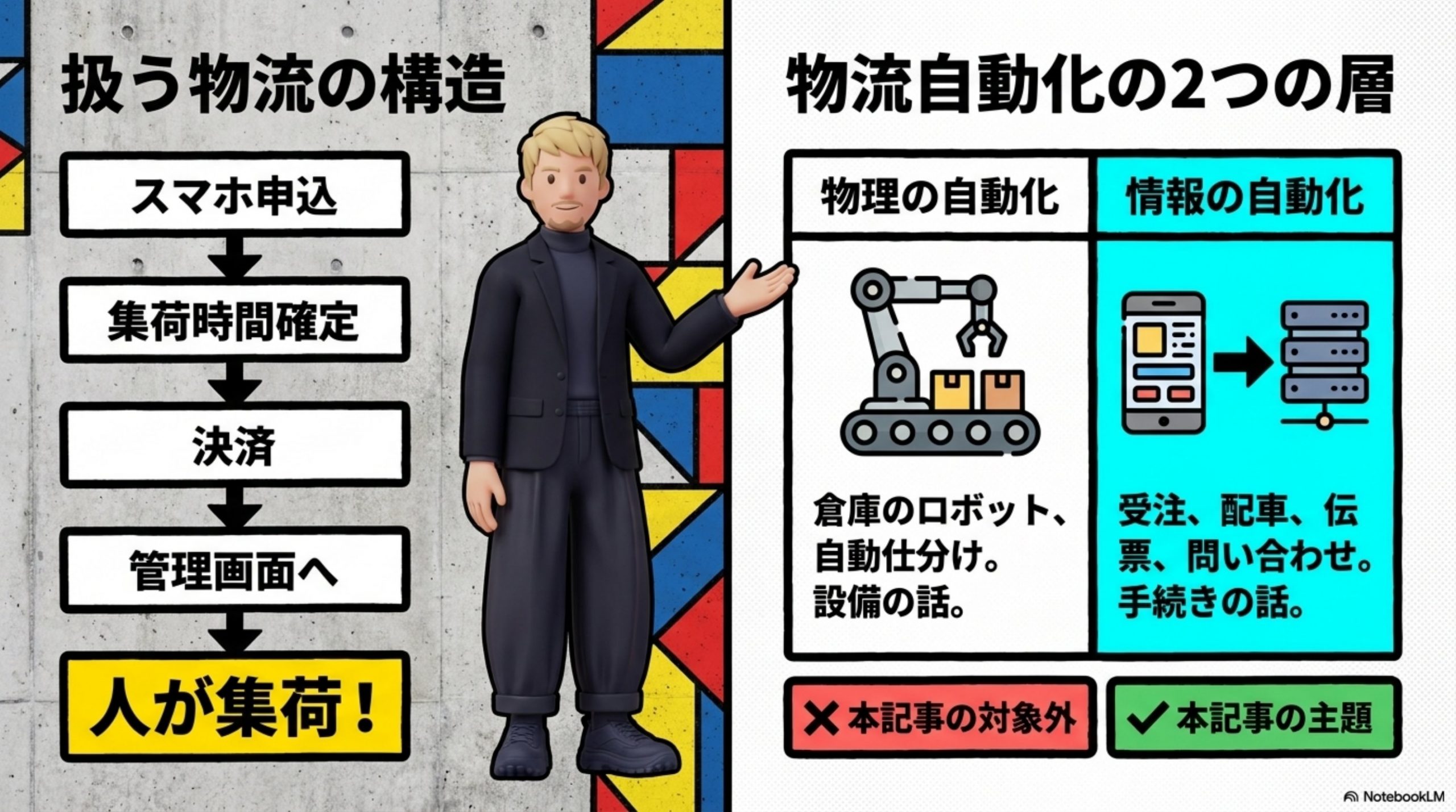 物流DXの進め方｜自動化率を上げるほど、残った仕事は難しくなる