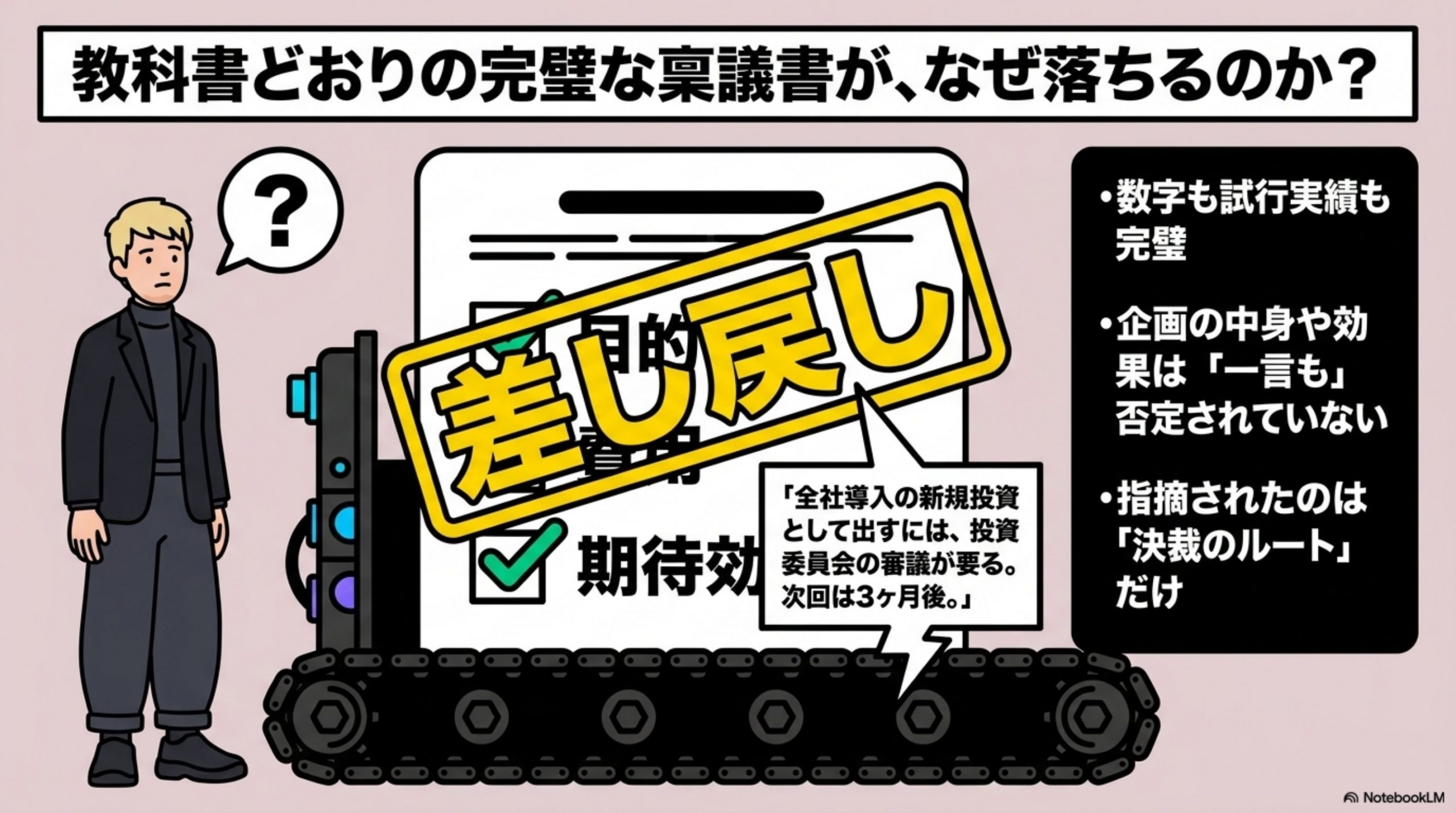 教科書どおりに、稟議書を書く