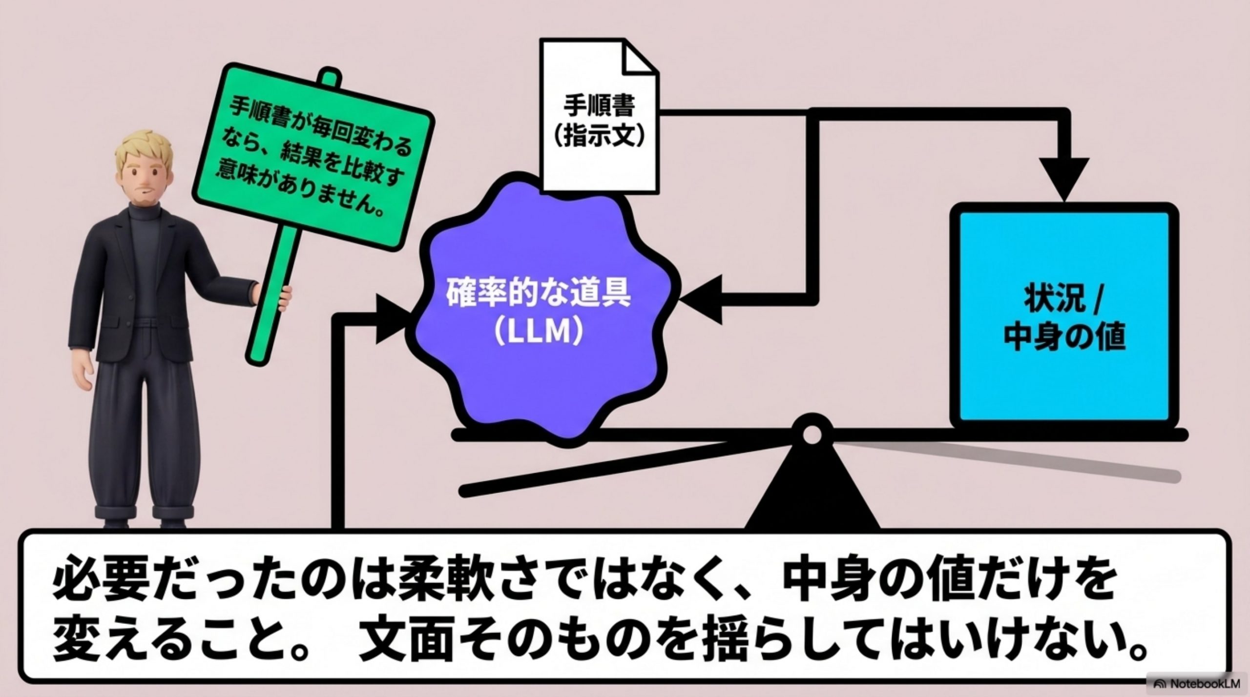 原因は「再現性を、いちばん揺れる場所に預けていた」こと
