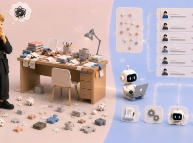 AIエージェントの導入｜進め方6ステップと、業務・ツール・費用の選び方 の全体像をまとめた図解｜部屋を片付けるとき、いつも床から始めます