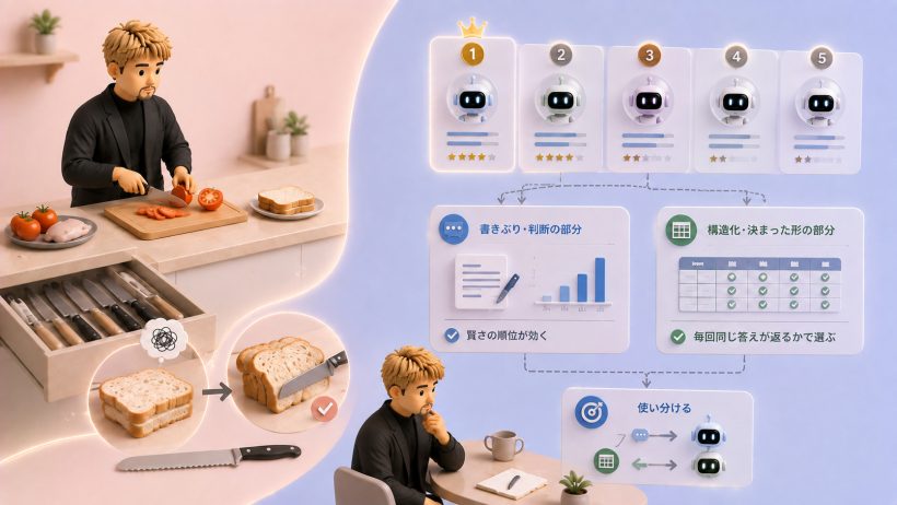 LLM比較の全体像｜主要モデルの系統別の傾向と、精度・コンテキスト長・料金・日本語対応など10の比較軸