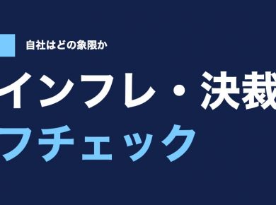企画インフレ・決裁渋滞のセルフチェックの表紙。ARCHECO独自調査（420名）で自社がどの象限にいるかを点検する