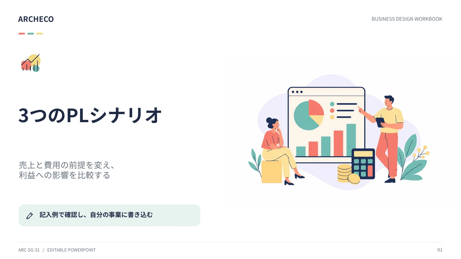 3つのPLシナリオ 1ページ目