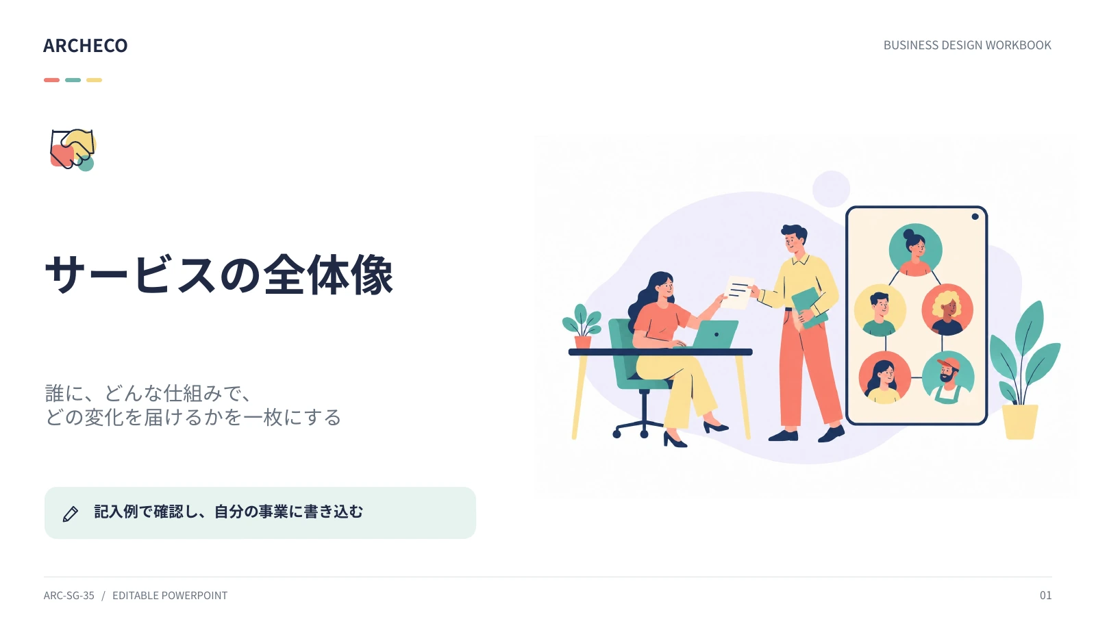 サービスの全体像 1ページ目