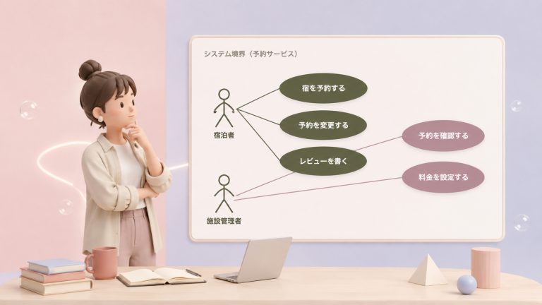 ユースケース図とは？書き方・洗い出しのコツ・いらないケースまで、実務目線で解説